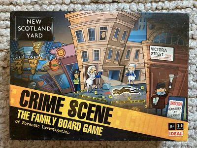 Crime Scene Forensic Investigation Family Board Game 2010 Ideal Complete - Image 1 of 4