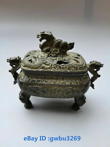 绿色中国风青铜香炉| eBay