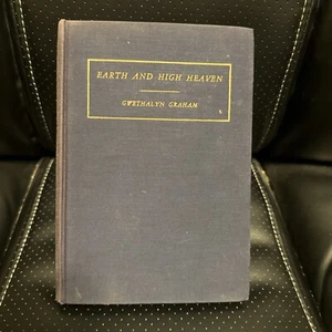 Earth & High Heaven 1944 Vintage Religious Novel by Gwethalyn Graham Hardcover - Picture 1 of 10