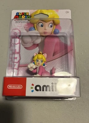 CAT PEACH AMIIBO SERIES SUPER MARIO NINTENDO SWITCH 3DS WII U NEW US EDITION - Image 1 of 2