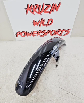 Harley Softail Deuce 2000 OEM guardabarros delantero HD negro Foto 1 de 4