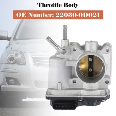 Throttle Body 22030-0D021 For Toyota Avensis T25 Corolla E12 1.6 2003-2006 Foto 1 de 4