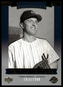 2003 Upper Deck Sweet Spot Classic #146 Tommy Henrich #/1500 - Picture 1 of 2