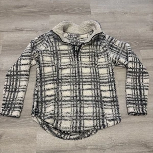 RODS Western Wear Kunstfell Sherpa Damen Pullover Jacke Fleece S schwarz weiß - Bild 1 von 7