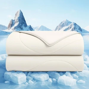 Cooling Comforter Queen Size, Cooling Blankets for Hot Sleepers and Night Swe... - Picture 1 of 8
