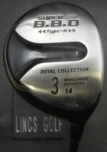 Royal Collection Super CV BBD Type-H 14° 3 Wood Stiff Graphite Shaft Spalding - Picture 1 of 5