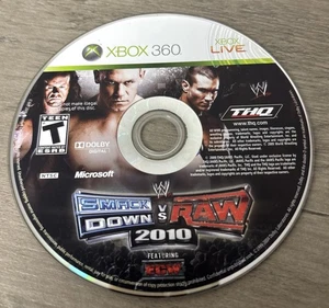 WWE SmackDown vs. Raw 2010 Featuring ECW (Microsoft Xbox 360) Disc only 💥 - Picture 1 of 2