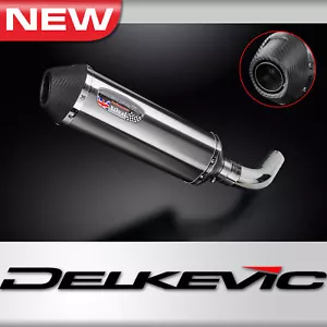 Honda VFR800 Interceptor 98-01 Slip On 13.5" XOval Stainless Exhaust Muffler Kit - Picture 1 of 5