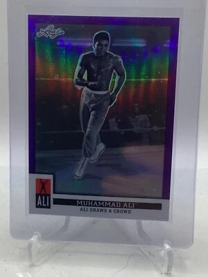 2016 Leaf Muhammad Ali Immortal Collection Purple #26 Muhammad Ali /25 - Image 1 of 2