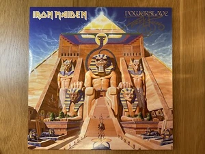 Iron Maiden DEREK RIGGS Autographed Signed Album POWERSLAVE Genuine - Picture 1 of 5