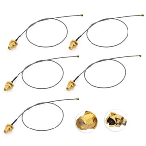 5pcs SMA Female to U.FL / UFL Female Conversion RF Cable 1.13 mm Cable 30cm - Picture 1 of 4