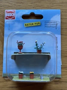 Busch HO 1230 - Planters With Bucket & Spade For Model Scenery BNIP - Picture 1 of 2