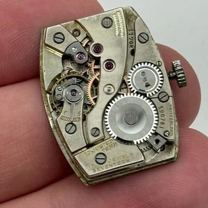 19mm Gruen 117 GR Precision Temp Adjusted Manual Wind Swiss Watch Movement PARTS - Picture 1 of 22