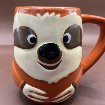 #Sloth Taza Cerámica Taza 16 Oz Por Etiqueta Efecto 3D Agarre Manos Apto para Lavavajillas Foto 1 de 4