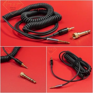 Spiral DJ Cable For B&O Beoplay H6 H7 H8 H9 H2 Headphone Flexible 1.5-3Meter - Picture 1 of 11