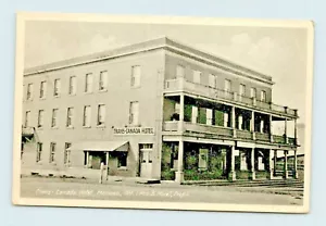 MATTAWA ONTARIO CANADA THE TRANS-CANADA HOTEL OLD BUILDING POSTCARD D-23 - Picture 1 of 2