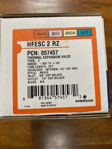 Emerson HFESC 2 RZ PCN: 057457 Thermal Expansion Valve - Picture 1 of 4