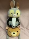 Disney Store Bambi & Friends ''Tsum Tsum'' Plush Mini Backpack Thumper & Flower