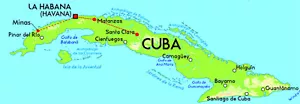 Cuba / Caribbean/Bahamas/Jamaica GPS Map Card with POI for Garmin GPS Units - Picture 1 of 7