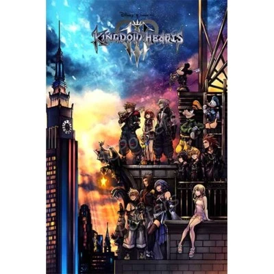 Kingdom Hearts 1 2 3 I II III Sora Poster High Quality 8x10 8.5x11 11x17 13x19