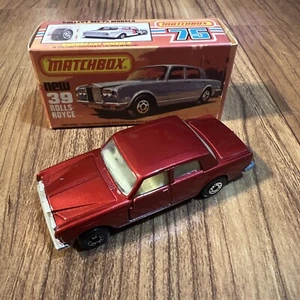 MATCHBOX SUPERFAST 39 ROLLS ROYCE SALOON SEDAN MODEL RED WITH BOX EXC HIGH GRADE - Picture 1 of 16