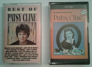 Best of Patsy Cline & Queen of Country CASSETTE TAPES with Just A Closer Walk - Picture 1 of 5