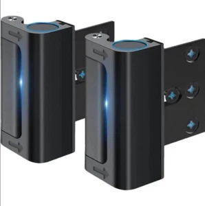 2 Pack Security Door Lock,Home Safety-Spring-Loaded Design handle 800lb of force - Picture 1 of 7