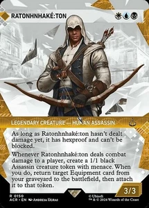 Magic The Gathering MTG RATONHNHAKÉ꞉TON SHOWCASE Assassin's Creed NM Near Mint - Picture 1 of 1