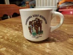 B.S.A. Pahaquarra Scout Reservation Pfadfinder Kaffeetasse Made in USA 1969 - Bild 1 von 4