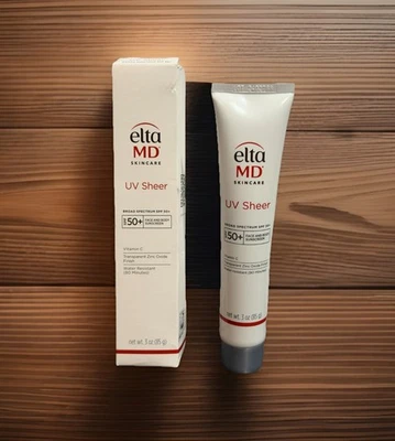 Protector solar facial transparente Elta MD UV FPS 50+ sin molde blanco para rostro y cuerpo. Exp 02/28 Foto 1 de 4