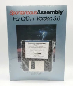 Spontaneous Assembly For C C++ Version 3.0 Manuals Disks MS DOS Vintage Sealed  - Picture 1 of 6