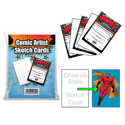 🔥Premium Artist Sketch Blank Trading Cards 2.5 X 3.5  - 32pt Thick - 5 Cards🔥 • 7.90€