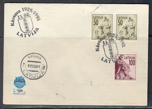 Letonia Scott 324-5 FDC - 1992 edición de monumentos - Imagen 1 de 1