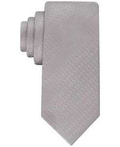 Calvin Klein Men’s Shaded Geo-Print Tie, Grey - Picture 1 of 1