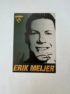 Erik Meijer Alemannia Aachen Autogrammkarte mit Original Unterschrift - Bild 1 von 2