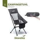 Skandika Campingstuhl Compact bis 150 kg belastbar klein faltbar schwarz B-Ware