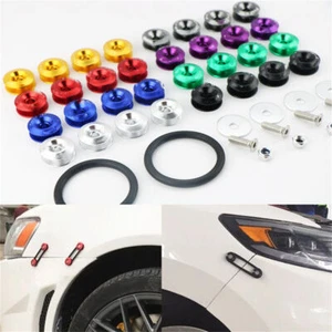 Quick Release Fasteners For Car Bumpers Hatch Lid Fixed Buckle Nut Kit Aluminium - Bild 1 von 17