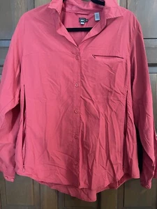 Rei Damen-Langarm-Reißverschlusstaschen aus Nylon rot Pflaumenbluse XLarge - Bild 1 von 7