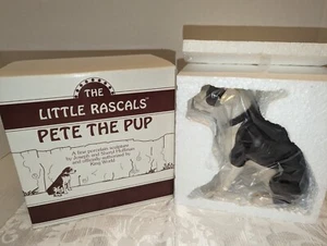 1995 King World The Little Rascals Pete the Pup Porcelain Sculpture With COA - Picture 1 of 8