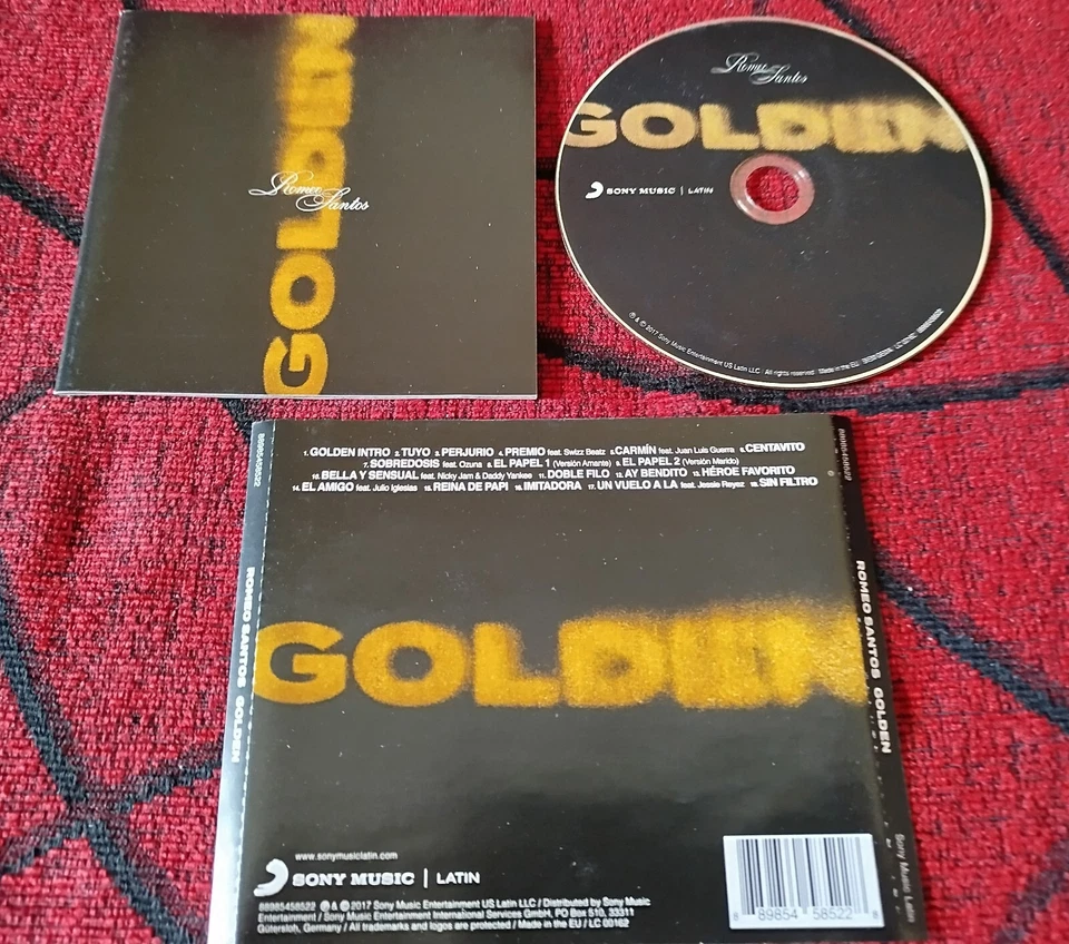 ROMEO SANTOS ** Golden ** 2017 EU CD — 第 1/1 张图片