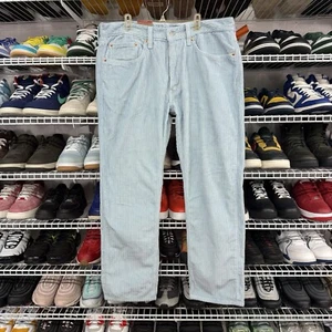 Levis 559 Straight Soft Corduroy Pants Baby Blue Mens Size 34x30 NWT - Picture 1 of 8
