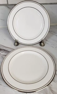 2 Lenox Federal Platinum Bread and Butter Plates ! NEW OPEN BOX! - Picture 1 of 3