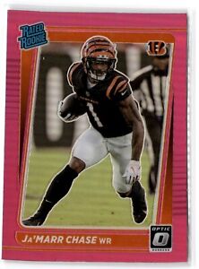 Ja'Marr Chase 2021 Optic Rated Rookie Pink Prizm #207