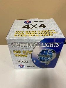 Vehicles: Wenqui NWOT 4x4 H3 12 100W 8060 Purple 6" Off Road Lights ( Set of 2 ) - Picture 1 of 5
