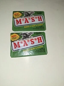 M*A*S*H 2 versiegelte Wachspackungen mit Kaugummi Donruss 1982 MASH TV Show - Bild 1 von 2