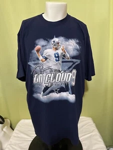 Tony Romo On Cloud 9 Dallas Cowboys Men's Blue T Shirt XL Reebok - Picture 1 of 3