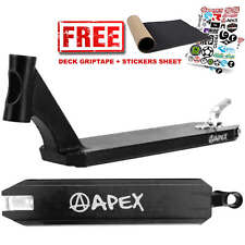 Apex Pro Complete Integrated Stunt Scooter Deck Black - (550mm, 580mm, 600mm)