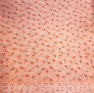 Rosa Rose Bud Marcus FRATELLI tessuto cotone 36 x 44" vintage anni 80 - Foto 1 di 4
