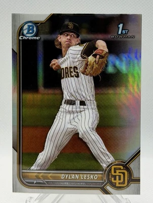 2022 Bowman Draft - Chrome Dylan Lesko #BDC-27 Refractor (RC) - Image 1 of 2