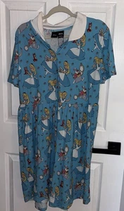 Cakeworthy Alice im Wunderland Kleid Disney Parks 2XL Kragen Neu Mit Etikett - Bild 1 von 5